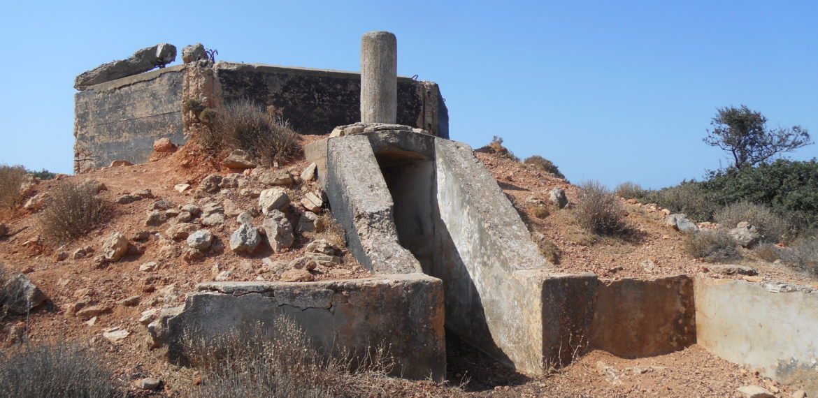 Il Comando DICAT a Monte Patella, Isola di Leros